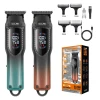 DALING 2300 New professional hair clipper USB fast charging LED LCD display bald hair clipper oil hair details Picture